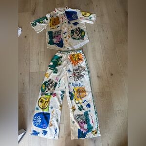 💙 Commense Set with Artistic Print